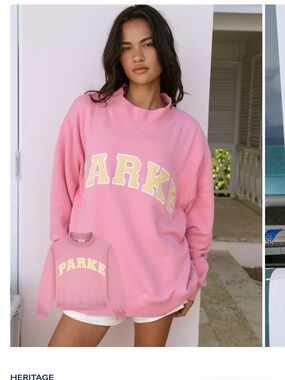 Parke Summerland Mockneck in Starburst Size L/XL
